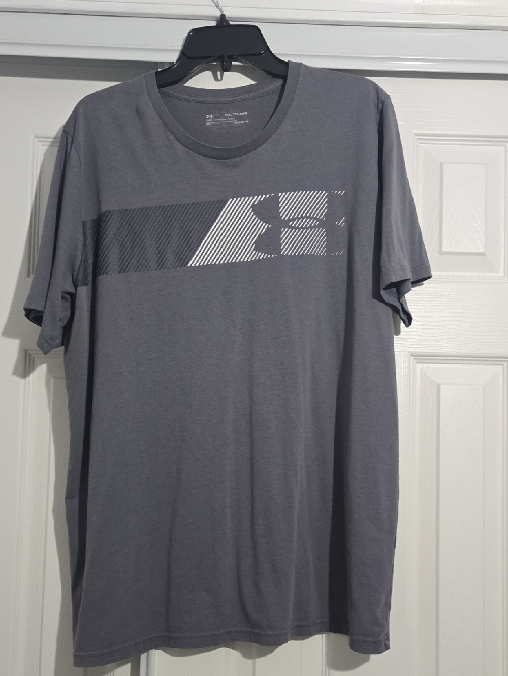 Under Armour Men's Grey Short Sleeve Logo Tee